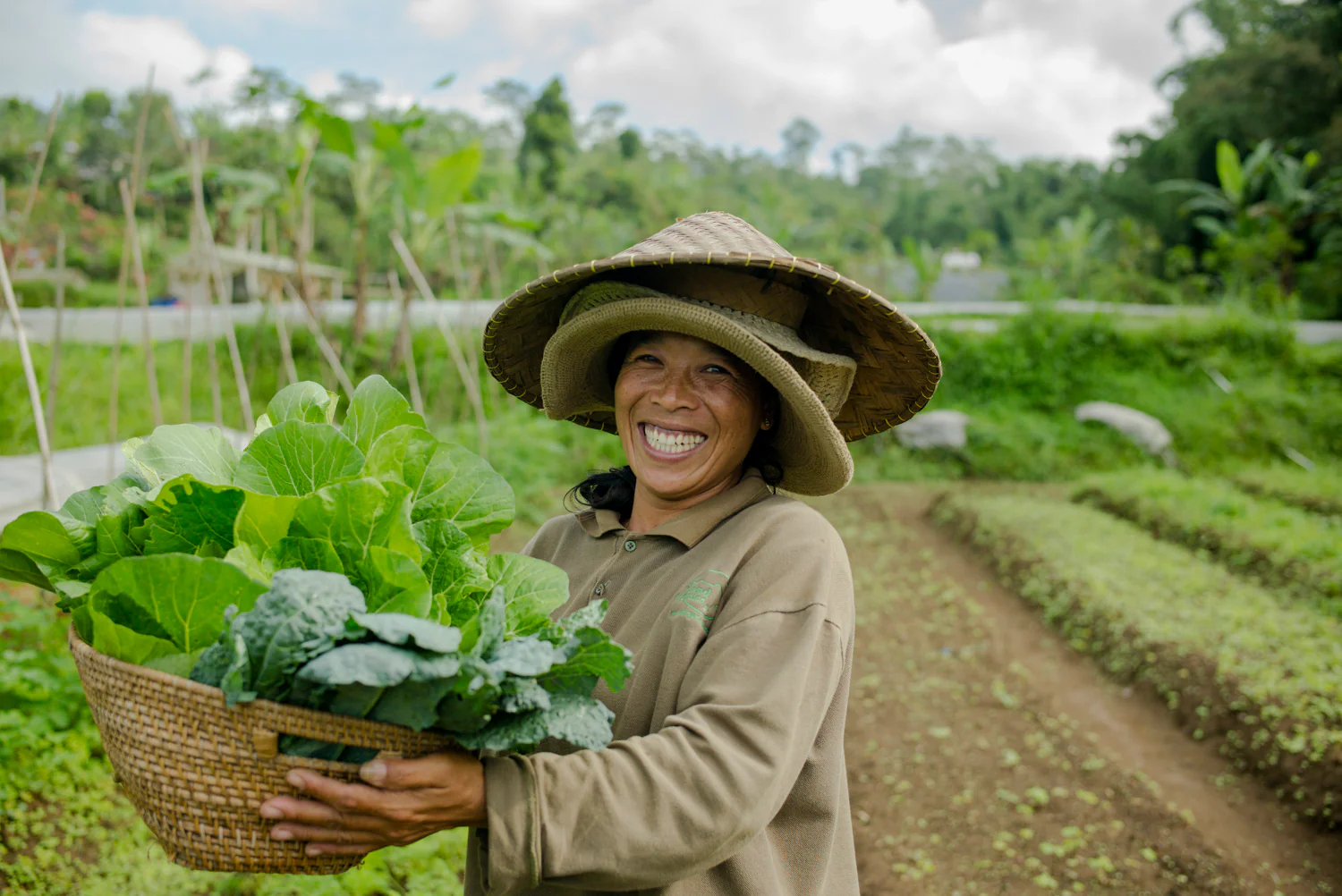 A day as an organic farmer in Bali