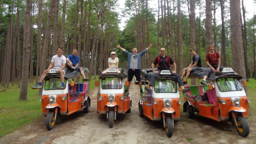 Tuk tuk self-drive adventure in Chiang Mai