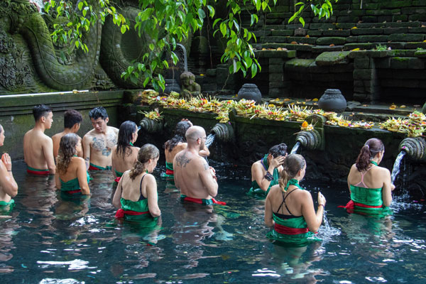 Balinese Water Healing Ceremony