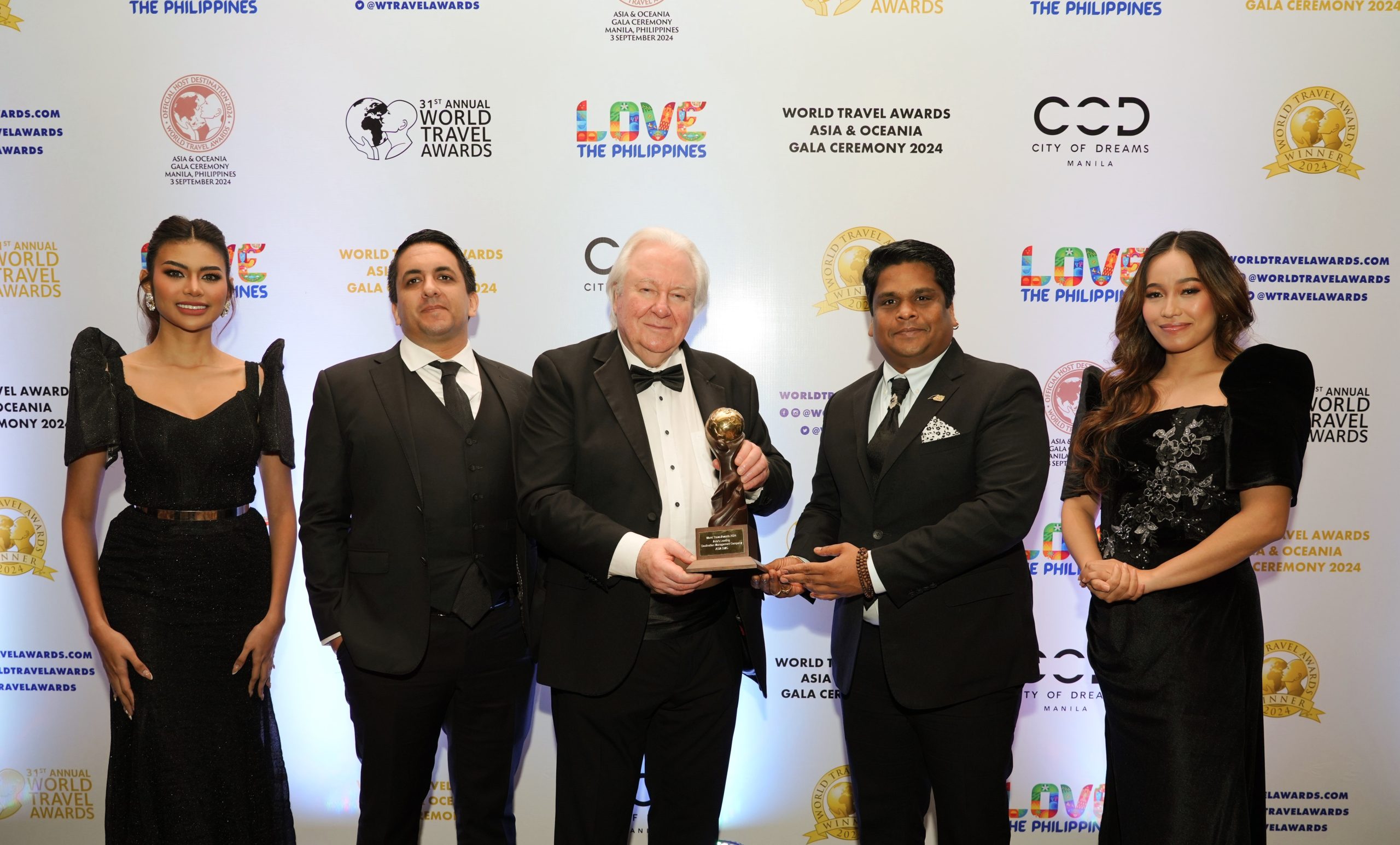 ASIA DMC wins four awards at the 2024 World Travel Awards